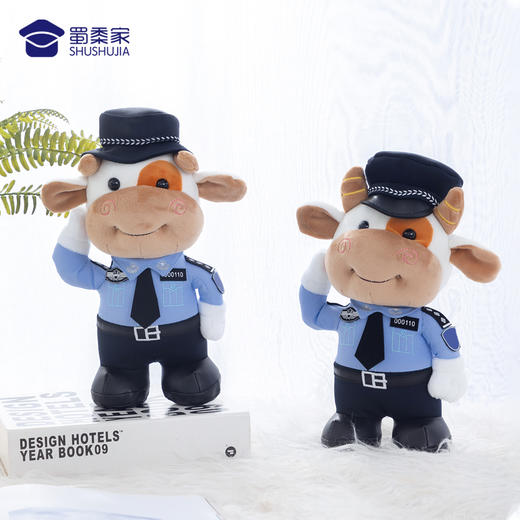 【萌萌可爱牛公仔（可定制）】情侣公仔毛绒玩具公仔玩偶布娃娃可爱抱枕毛绒玩具 商品图6