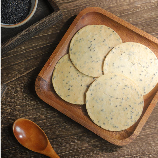 *自营*焦作垆土铁棍山药黑芝麻薄饼一斤装 | 山药含量≥60%烘烤类糕点黑芝麻。 商品图3