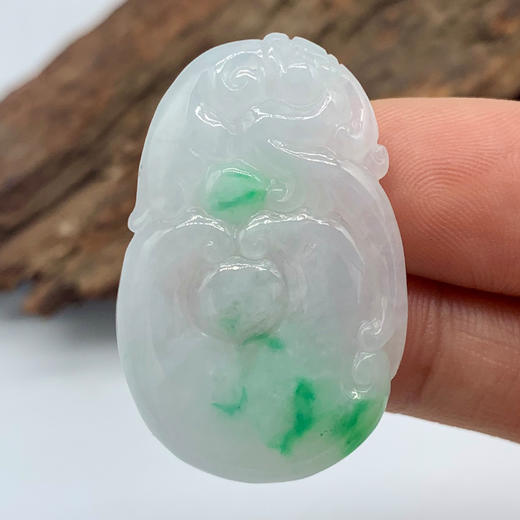 派瑞翡翠 翡翠如意 糯种 绿色 商品图2
