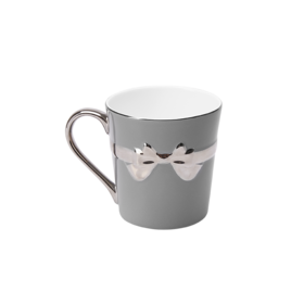 ROSEONLY诺誓 玫瑰家居 马克杯 简约骨瓷 情侣水杯 送女友礼物