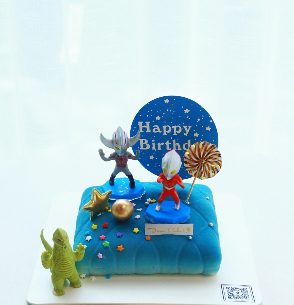 奥特曼慕斯蛋糕