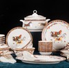 【餐具】-景德镇简约家用欧式 骨瓷碗盘组合  58头马到成功 商品缩略图0