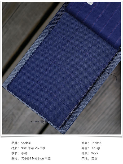「爱好者直选35款」 Scabal Triple A 系列全麻衬套装 商品图5