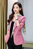 WZNH-HBLJR8260-1纯色百搭时尚小西装外套 商品缩略图4