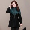 YWE-YB20A32空气层连帽风衣外套女中长款2020秋新款修身长袖气质减龄时尚大衣 商品缩略图1