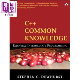 【中商原版】C++必知必会 豆瓣高分 英文原版 C++ Common Knowledge