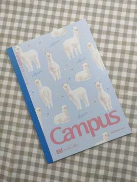 国誉Campus软萌动物无线装订本A5方格
