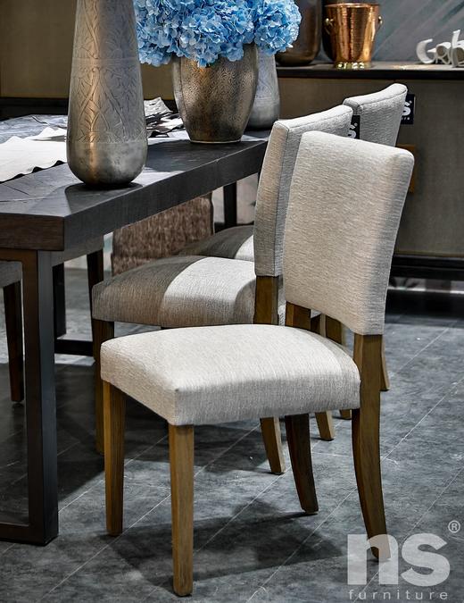 NS家居nsfurniture软包布艺实木餐椅单椅NSDC-1250*KW8679-3*MS*Ash*NSO-061/NSDC-1250*NSTY022-19*MS*Ash*NSO-049 商品图1