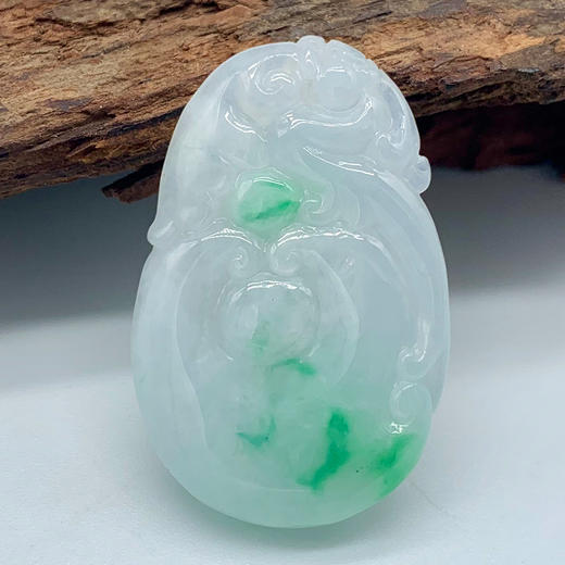 派瑞翡翠 翡翠如意 糯种 绿色 商品图0
