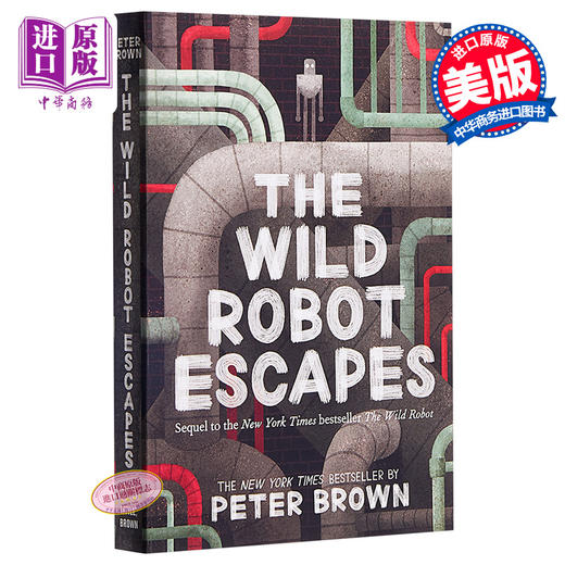 【中商原版】机器人的逃跑计划 英文原版 The Wild Robot Escapes Peter Brown 商品图0