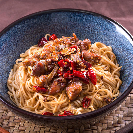 寇大香全口味幹拌麵5盒裝紅燒牛肉麵小龍蝦辣子雞速食麵非油炸方便麵