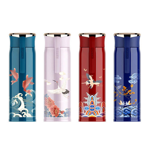 【中国风创意国潮风文艺杯子】保温杯不锈钢居家日用男女ins泡茶杯 商品图4