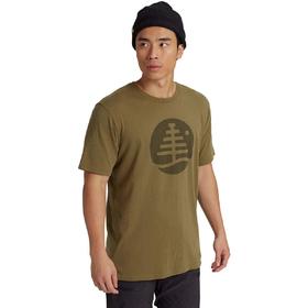 Burton 20-21款 Family Tree 男款短袖T恤 橄榄绿