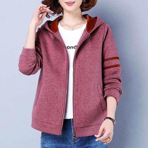 P-TTFS201010新款时尚气质休闲宽松连帽短款外套 商品图1