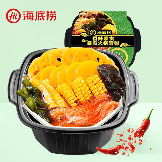 海底捞香辣素食麻辣自热小火锅400g 商品图1