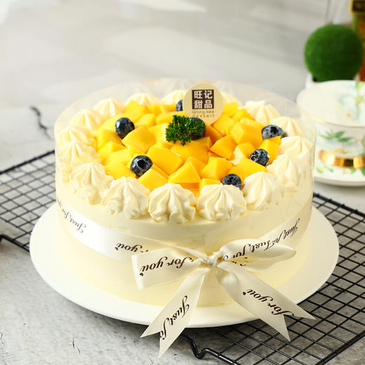 新味觉-鲜芒果，纯进口动物奶油蛋糕【惠州】 商品图0