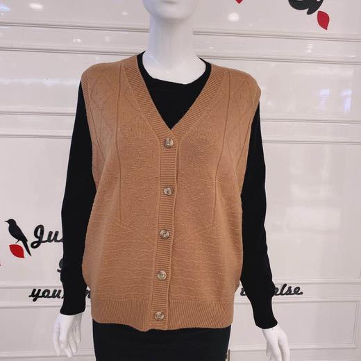 南3春竹女式羊毛开衫背心10917 商品图2