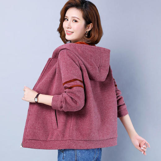 P-TTFS201010新款时尚气质休闲宽松连帽短款外套 商品图5