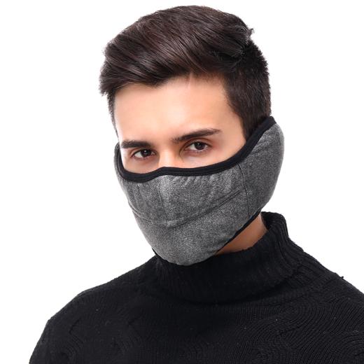 男士防寒冬季护耳口罩女保暖秋冬骑行面罩加厚透气防风纯棉耳罩 商品图7