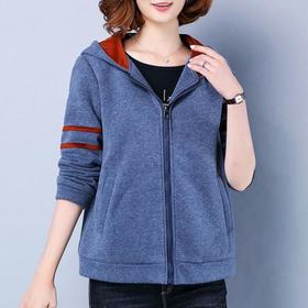 P-TTFS201010新款时尚气质休闲宽松连帽短款外套