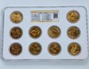 珍稀野生动物纪念币套币（一套10枚）封装评级 商品缩略图0