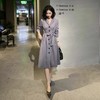 【服饰鞋包】女装时尚气质韩版修身风衣连衣裙女小香风裙子中长款 商品缩略图2