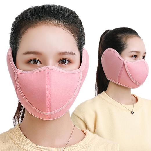 【男女通用】秋冬面罩保暖加厚口罩耳罩护耳保暖口罩男女冬季口罩 商品图4