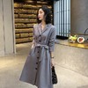 【服饰鞋包】女装时尚气质韩版修身风衣连衣裙女小香风裙子中长款 商品缩略图0
