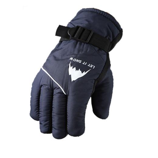 冬季保暖手套女户外骑行加绒加厚防风防水触屏骑车摩托车手套男士 商品图2