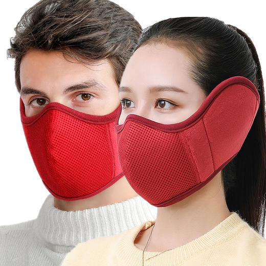 【男女通用】秋冬面罩保暖加厚口罩耳罩护耳保暖口罩男女冬季口罩 商品图6