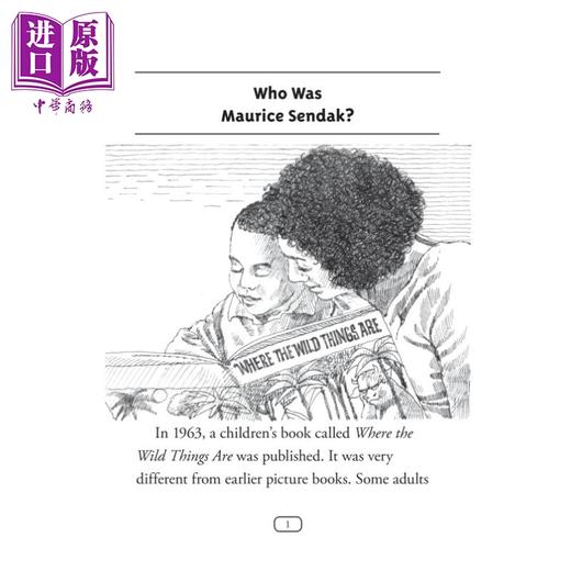 【中商原版】Who Was 系列 谁是莫里斯·森达克 Who Was Maurice Sendak 儿童人物传记文学 企鹅兰登出品 平装 英文原版 7-12岁 商品图3