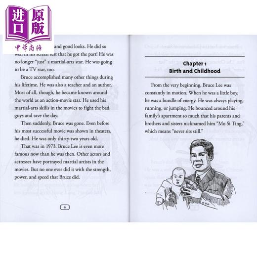 【中商原版】Who Was 系列 谁是李小龙 Who Was Bruce Lee 儿童人物传记科普文学 平装 英文原版 7-12岁 商品图4