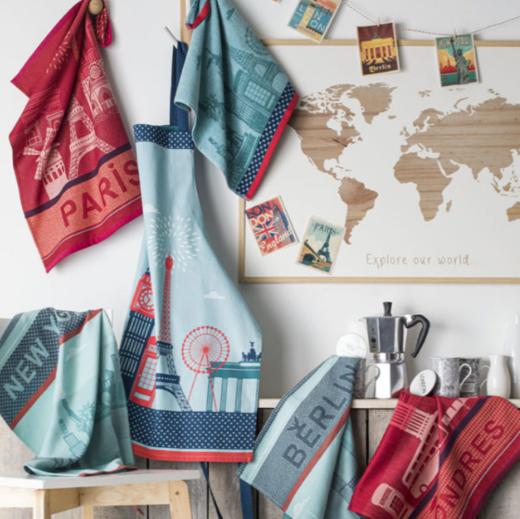 法国进口家纺COUCKE蔻合围裙环球旅行系列NSDE-Apron-World Travel/NSDE-Apron-Lutece 商品图3