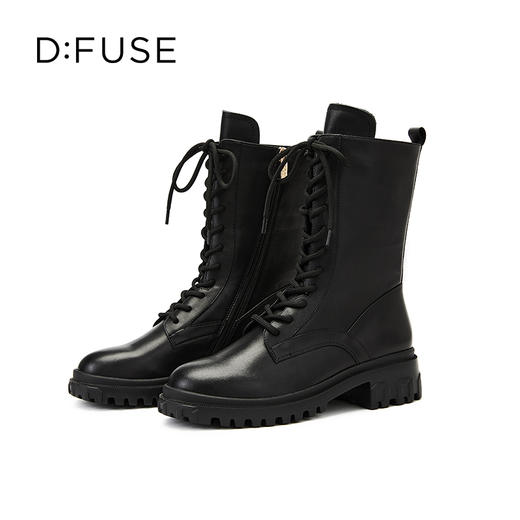 D:Fuse迪芙斯时尚厚底街头休闲马丁靴（绒/毛里可选） 商品图2