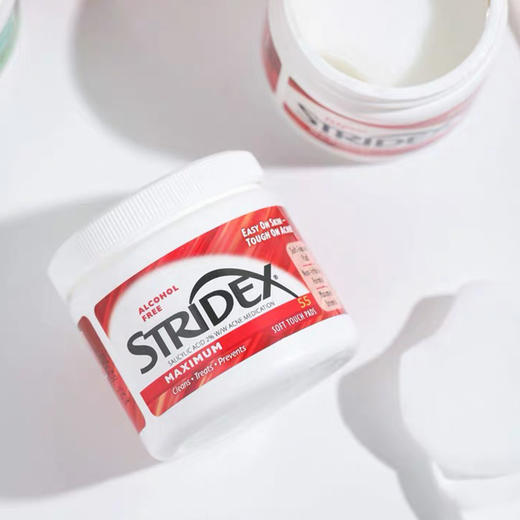 美国 Stridex 水杨酸清洁抗痘去闭口收缩棉片 55片 商品图4
