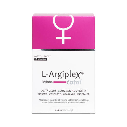 [瑞典]L-Argiplex女士保健品90粒. L-Argiplex Total Kvinna 90 tabletter 商品图0