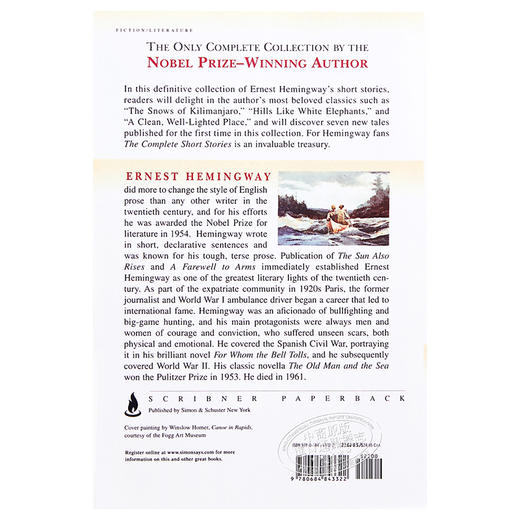 [英文原版]The Complete Short Stories of Ernest Hemingway, Fi 商品图1