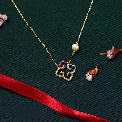 【采购专享】宫里的世界 四合如意系列项链 商品图0