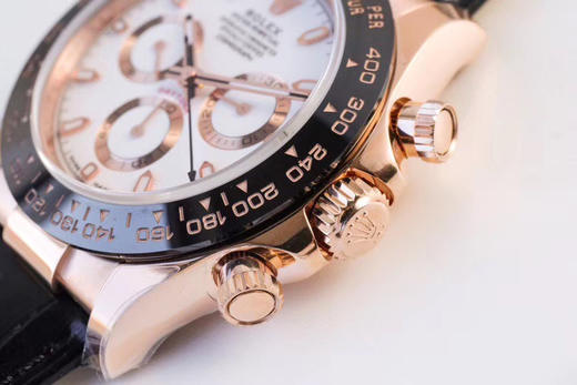 N劳li士黄金迪通拿V8最终版本m116518ln-0041，单独真正4130机芯，精钢镀厚金，黄金表壳。表壳厚度和zp一致，全部计时功能100% 实现， 使用了订制版KIF避震器。 商品图9