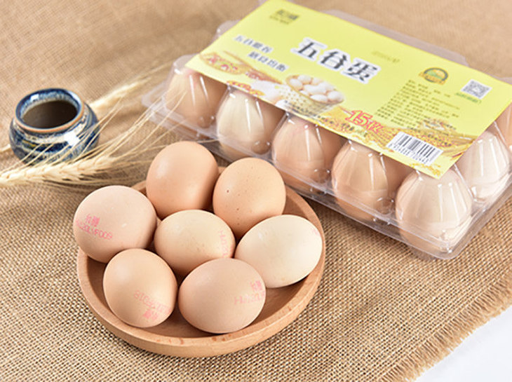 和膳五谷鸡蛋15枚盒
