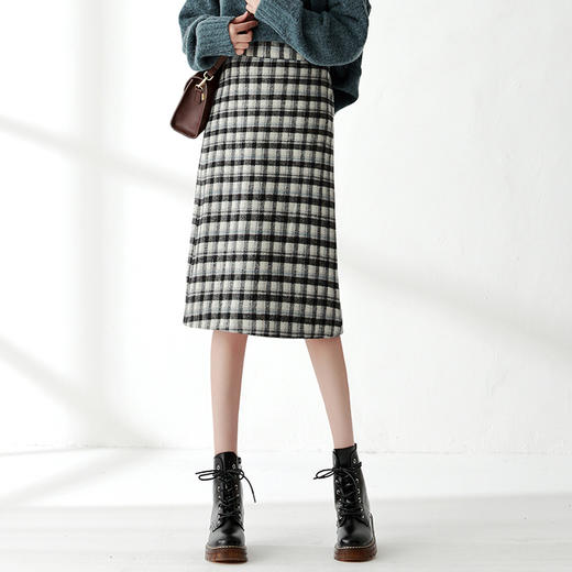 裁缝学苑 AG94半身裙秋冬女裙子半裙A字裙女装服装纸样打版裁剪图 商品图2