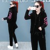 SP-LMS653701秋冬季新款时尚休闲加绒加厚运动服套装 商品缩略图2