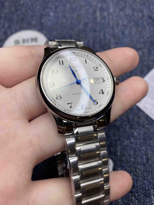 ding级复刻 浪琴名匠系列 3字位单历，名匠标杆 良心品质 改L888.2超薄全自动机械机芯，表盘尺寸：38.5mm/9.5mm 同正品一致，ding级工艺烧钢蓝指针，闯专柜无压力 商品图8