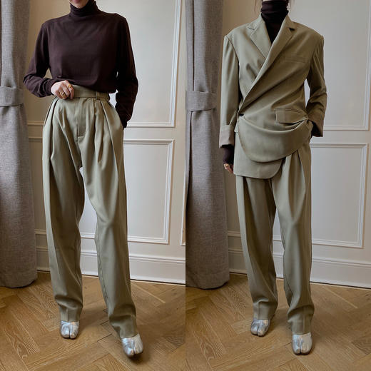 HIDEMI 秋冬叠穿基础必入/美利奴羊毛薄款高领毛衣 商品图12