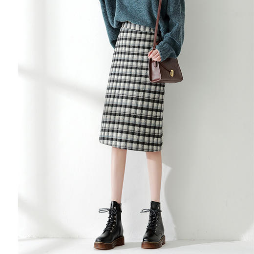 裁缝学苑 AG94半身裙秋冬女裙子半裙A字裙女装服装纸样打版裁剪图 商品图3