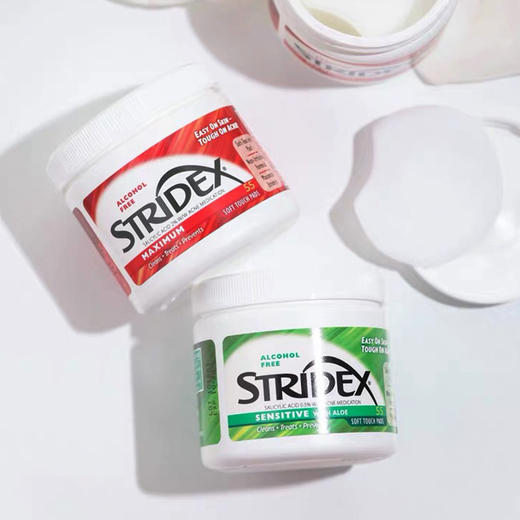 美国 Stridex 水杨酸清洁抗痘去闭口收缩棉片 55片 商品图2