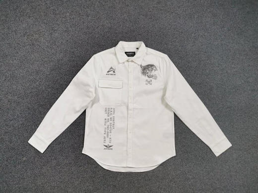 秋季美版Avirex军潮刺绣厚款男款衬衫 重磅！ 商品图0