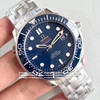 海马300【N品质】欧米茄海马300M系列蓝面，n厂神器，尺寸41x14.5mm，2836自动机械机芯， 316L精钢表壳表链，蓝色陶瓷表圈，蓝宝石水晶镜面镀蓝膜，蓝色表盘，折叠扣，防水大于50米 商品缩略图7