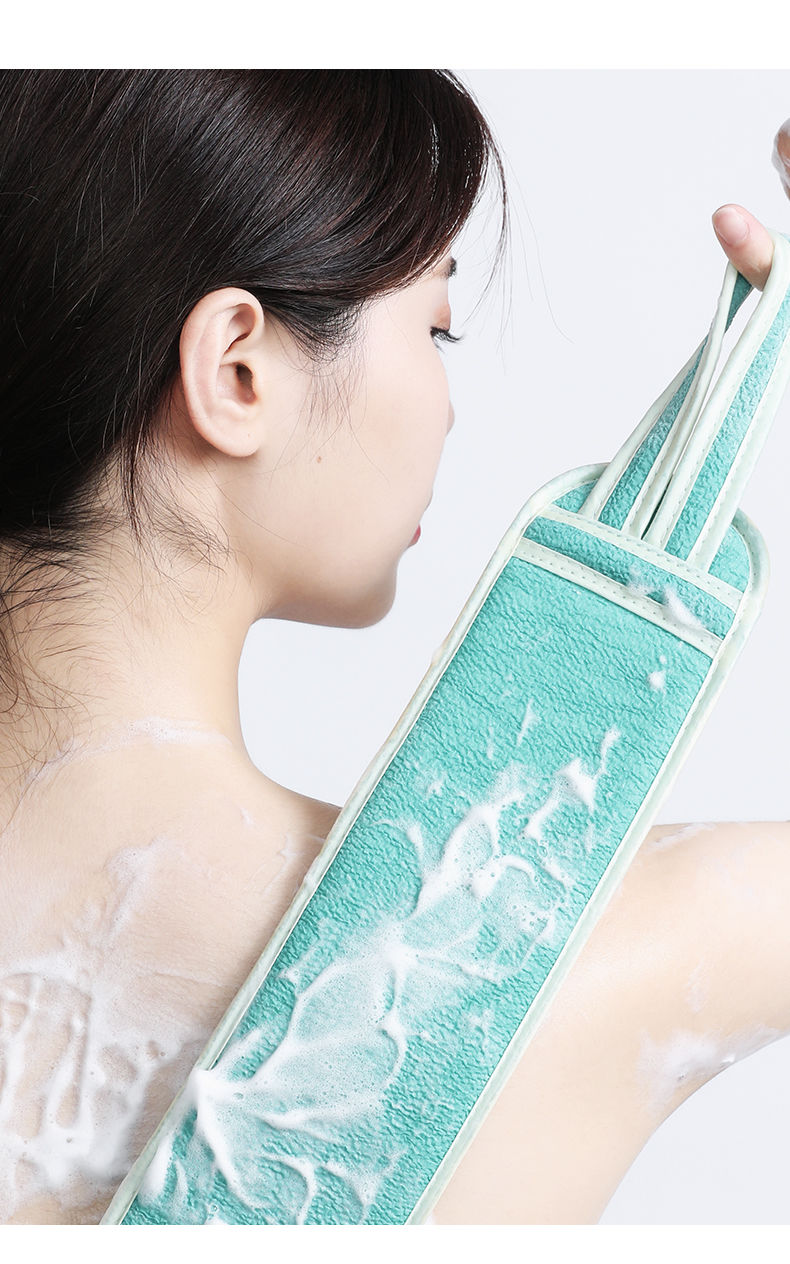 搓澡神器洗澡巾女成人双面强力去污搓泥搓后背不求人拉背长条浴花