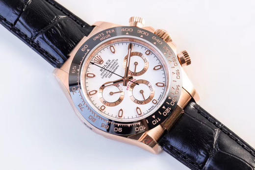 N劳li士黄金迪通拿V8最终版本m116518ln-0041，单独真正4130机芯，精钢镀厚金，黄金表壳。表壳厚度和zp一致，全部计时功能100% 实现， 使用了订制版KIF避震器。 商品图7